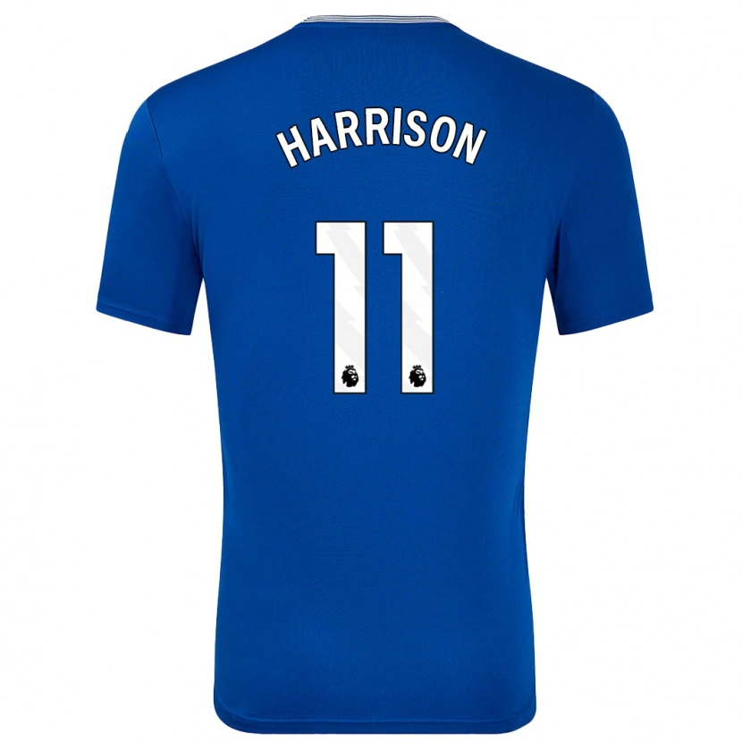 Danxen Enfant Maillot Jack Harrison #11 Bleu Avec Tenues Domicile 2024/25 T-Shirt