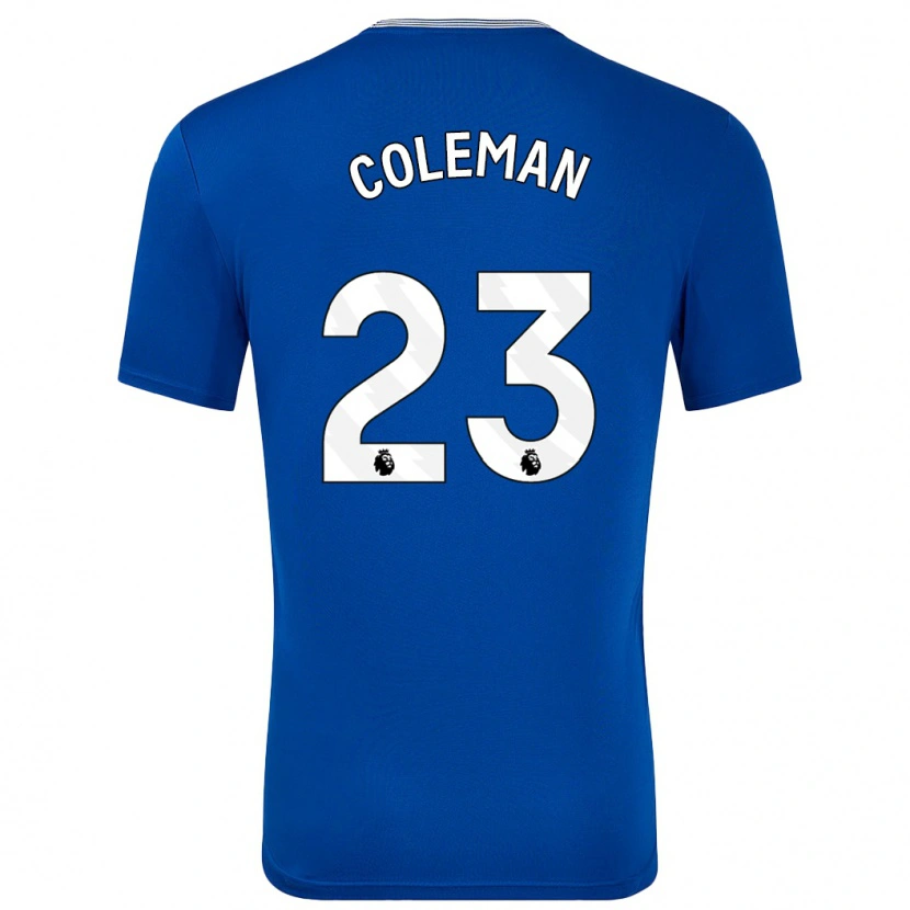 Danxen Enfant Maillot Séamus Coleman #23 Bleu Avec Tenues Domicile 2024/25 T-Shirt