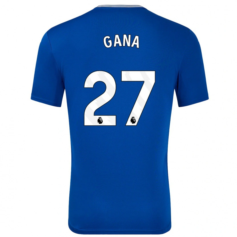 Danxen Enfant Maillot Idrissa Gueye #27 Bleu Avec Tenues Domicile 2024/25 T-Shirt