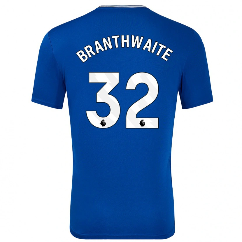 Danxen Enfant Maillot Jarrad Branthwaite #32 Bleu Avec Tenues Domicile 2024/25 T-Shirt