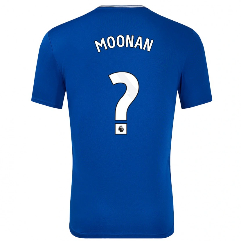 Danxen Enfant Maillot Bradley Moonan #0 Bleu Avec Tenues Domicile 2024/25 T-Shirt