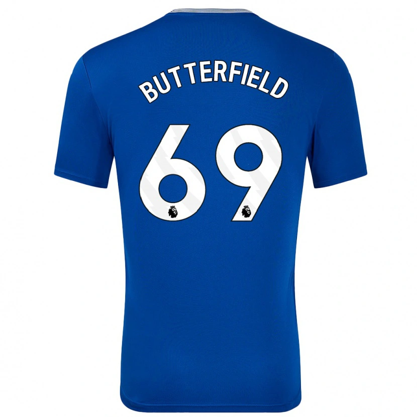 Danxen Enfant Maillot Luke Butterfield #69 Bleu Avec Tenues Domicile 2024/25 T-Shirt