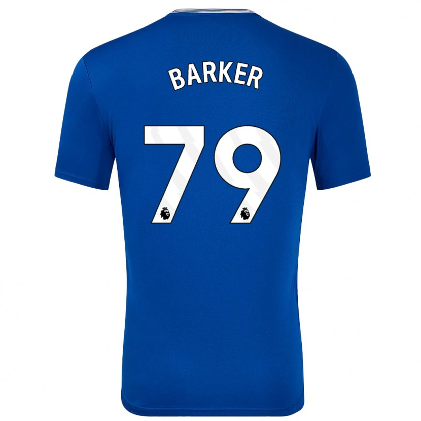 Danxen Enfant Maillot Owen Barker #79 Bleu Avec Tenues Domicile 2024/25 T-Shirt