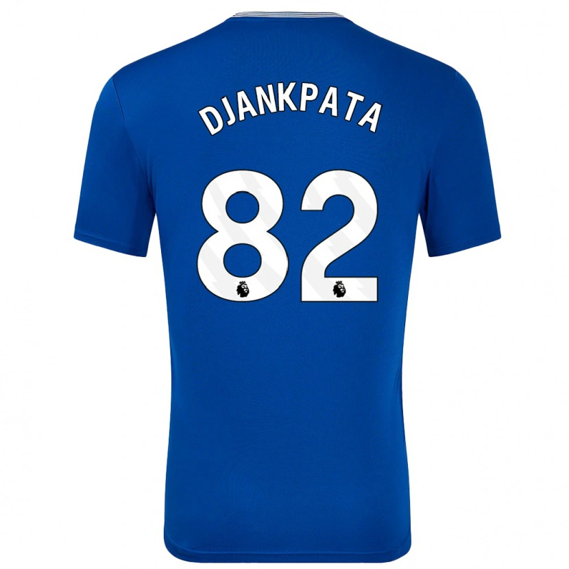 Danxen Enfant Maillot Halid Djankpata #82 Bleu Avec Tenues Domicile 2024/25 T-Shirt