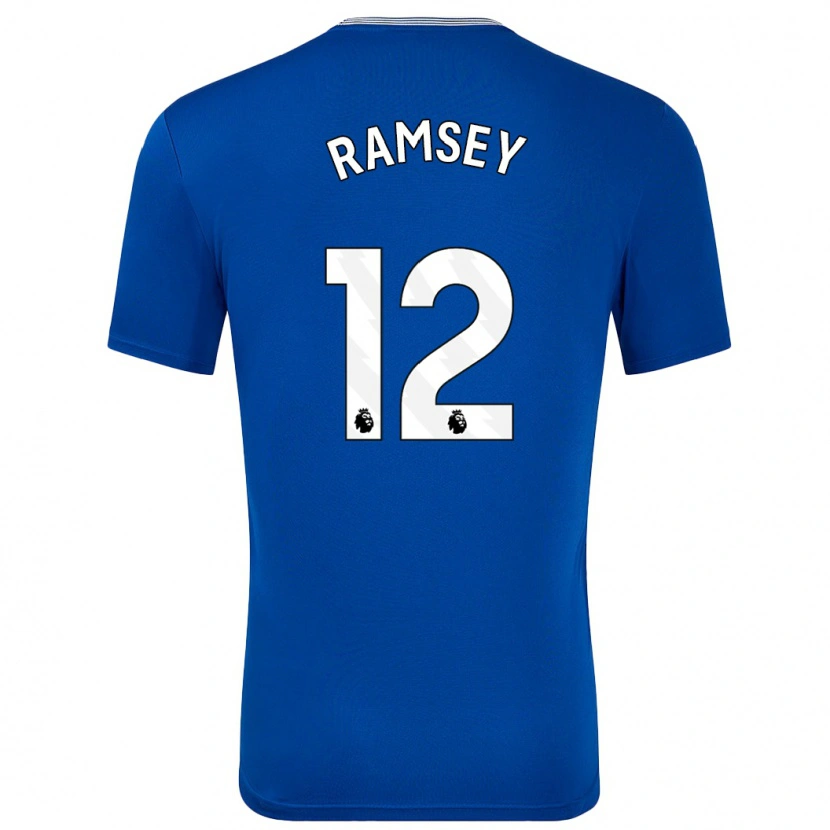 Danxen Enfant Maillot Emily Ramsey #12 Bleu Avec Tenues Domicile 2024/25 T-Shirt