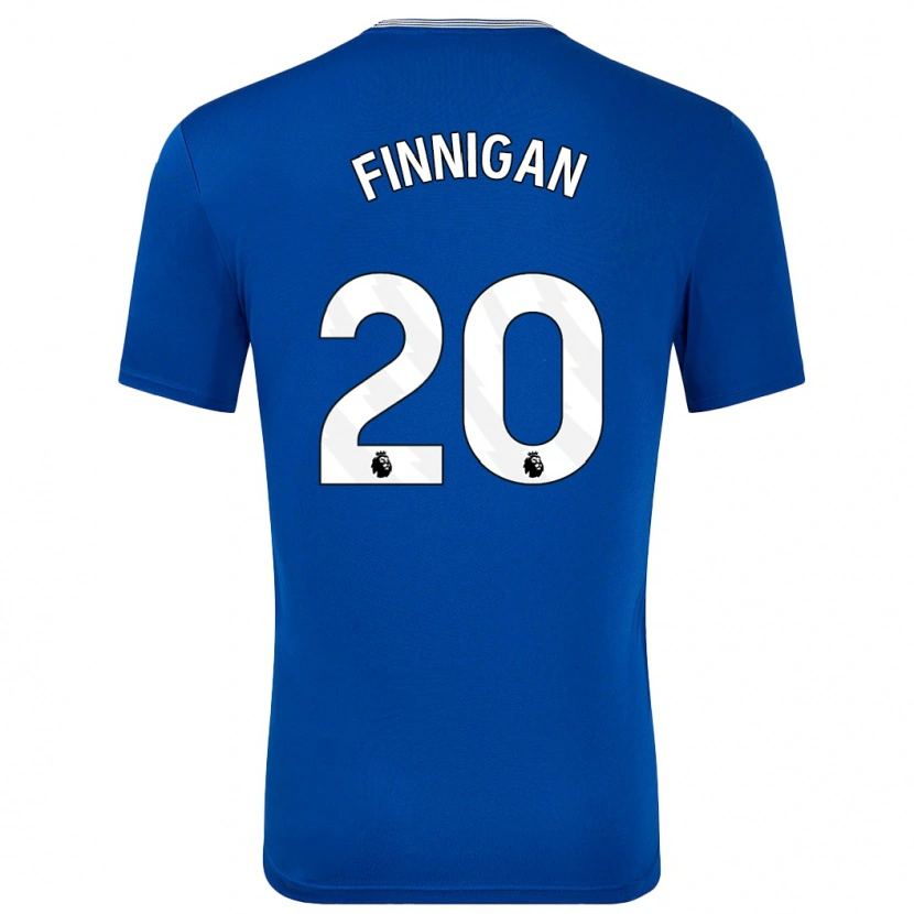 Danxen Enfant Maillot Megan Finnigan #20 Bleu Avec Tenues Domicile 2024/25 T-Shirt