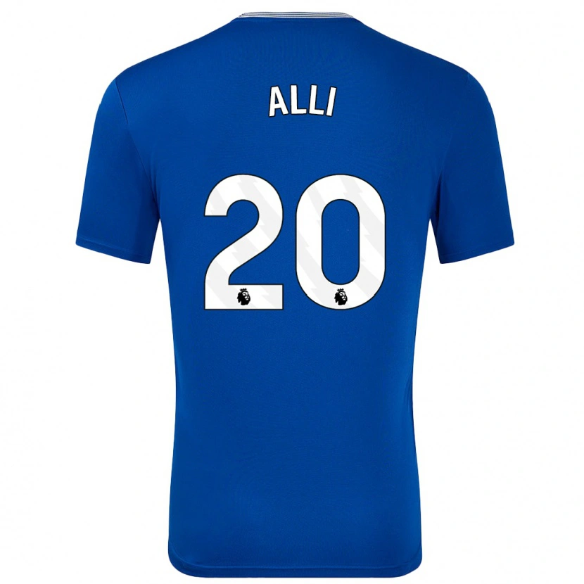 Danxen Enfant Maillot Dele Alli #20 Bleu Avec Tenues Domicile 2024/25 T-Shirt