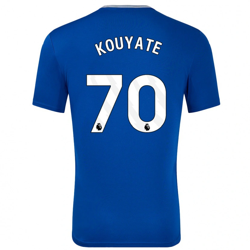 Danxen Enfant Maillot Katia Kouyate #70 Bleu Avec Tenues Domicile 2024/25 T-Shirt