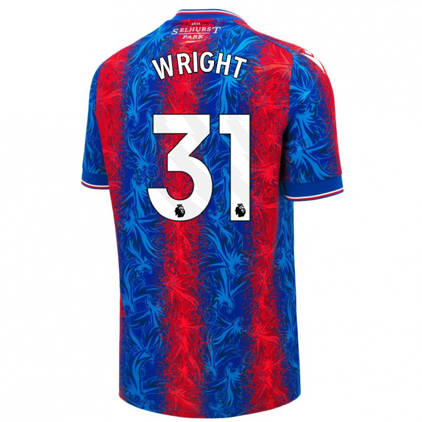 Danxen Enfant Maillot Annis-Clara Wright #31 Rayures Rouges Et Bleues Tenues Domicile 2024/25 T-Shirt