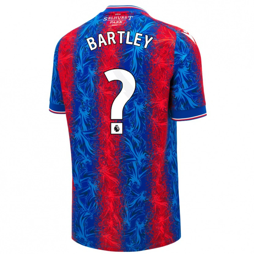 Danxen Enfant Maillot Ryan Bartley #0 Rayures Rouges Et Bleues Tenues Domicile 2024/25 T-Shirt