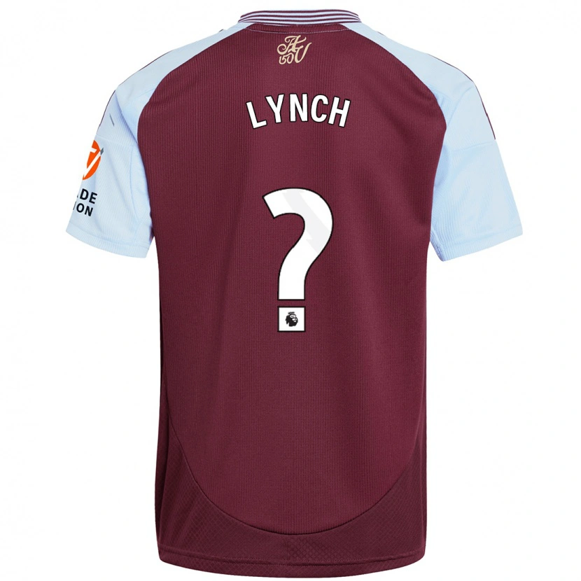 Danxen Enfant Maillot Luka Lynch #0 Bordeaux Bleu Ciel Tenues Domicile 2024/25 T-Shirt