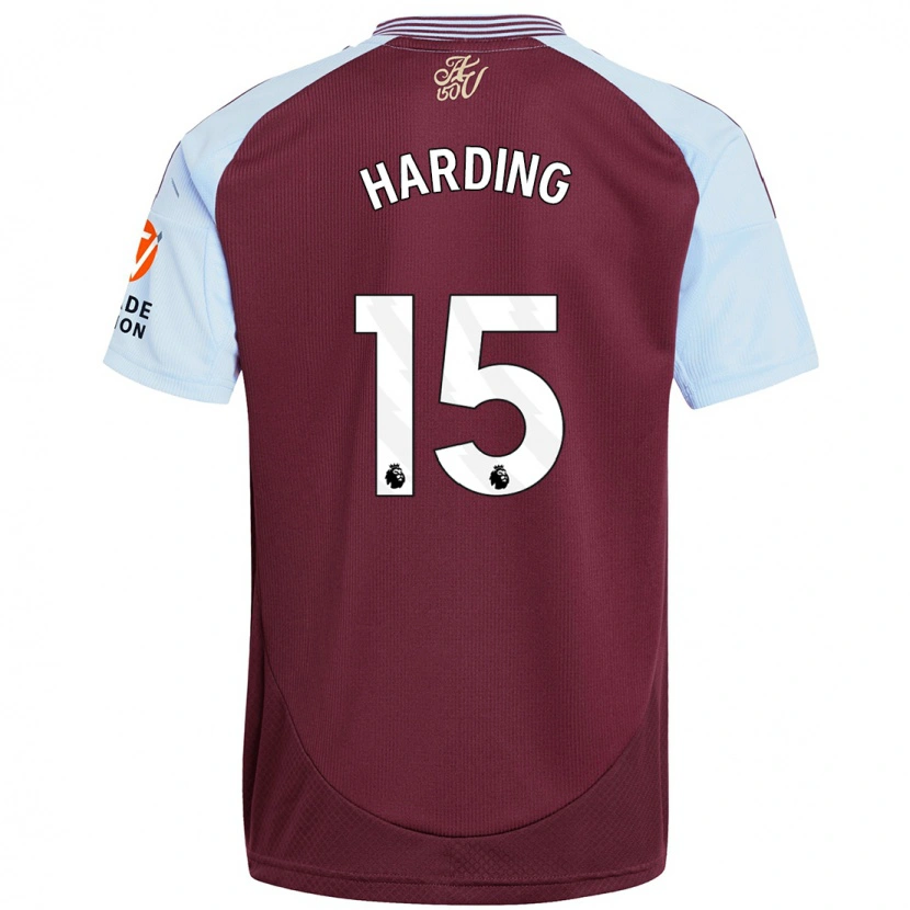 Danxen Enfant Maillot Natasha Harding #15 Bordeaux Bleu Ciel Tenues Domicile 2024/25 T-Shirt