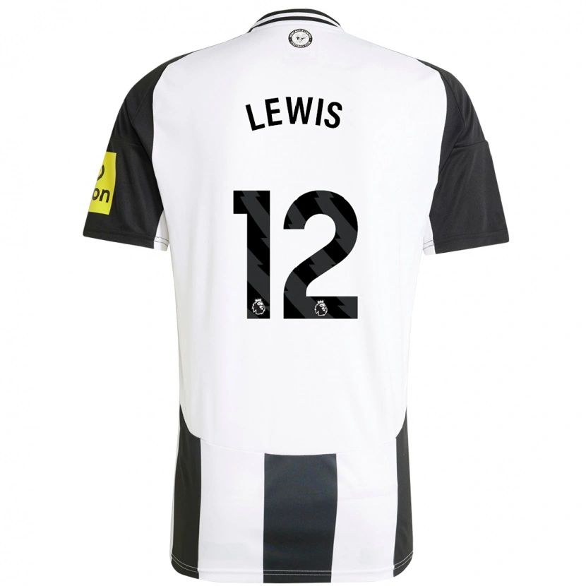 Danxen Enfant Maillot Jamal Lewis #12 Blanc Noir Tenues Domicile 2024/25 T-Shirt