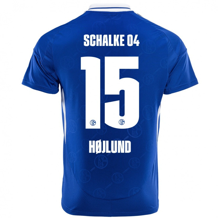 Danxen Enfant Maillot Emil Højlund #15 Bleu Royal Tenues Domicile 2024/25 T-Shirt