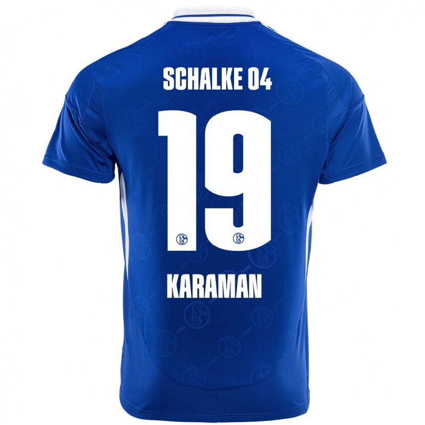 Danxen Enfant Maillot Kenan Karaman #19 Bleu Royal Tenues Domicile 2024/25 T-Shirt