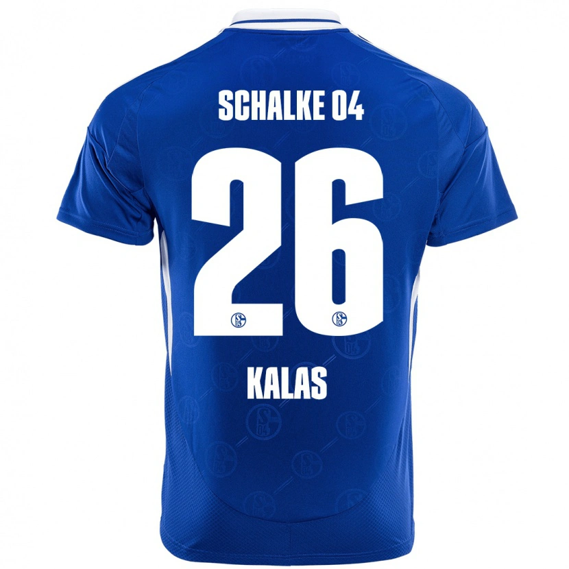 Danxen Enfant Maillot Tomas Kalas #26 Bleu Royal Tenues Domicile 2024/25 T-Shirt