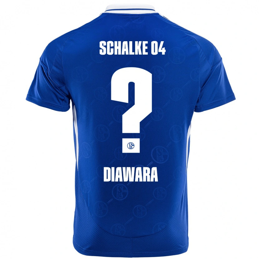 Danxen Enfant Maillot Mamady Diawara #0 Bleu Royal Tenues Domicile 2024/25 T-Shirt