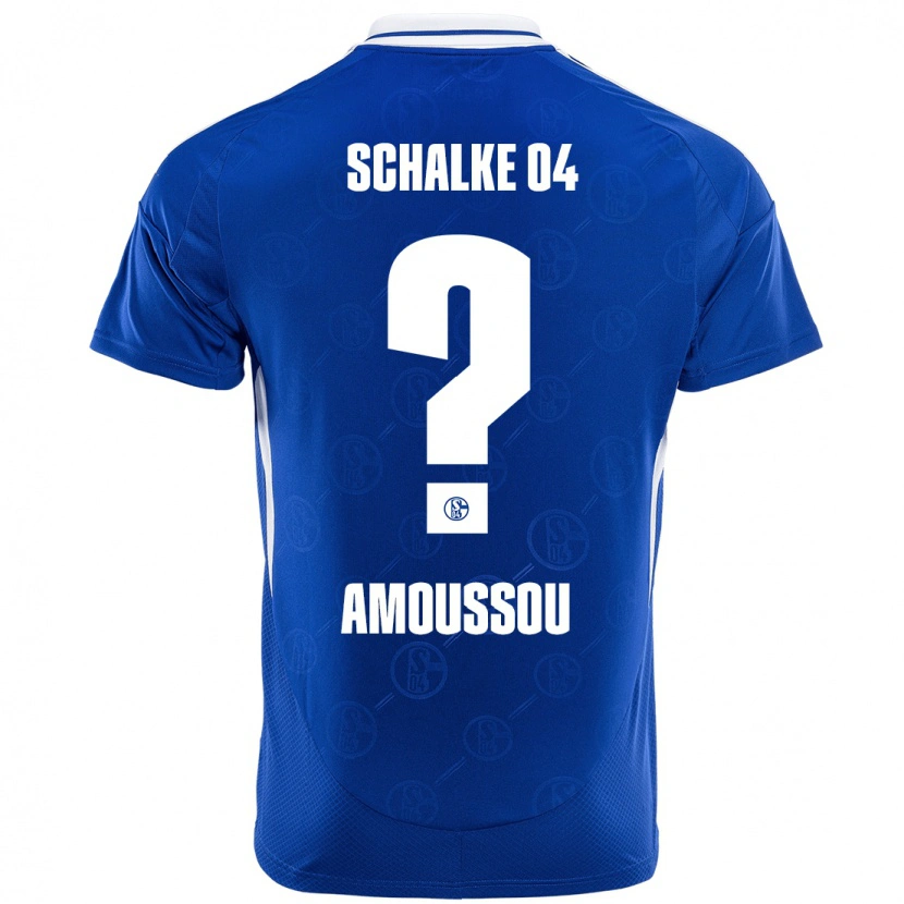 Danxen Enfant Maillot Zaid Amoussou #0 Bleu Royal Tenues Domicile 2024/25 T-Shirt