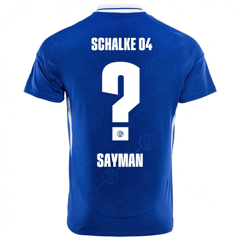 Danxen Enfant Maillot Kayhan Sayman #0 Bleu Royal Tenues Domicile 2024/25 T-Shirt