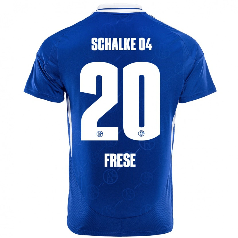 Danxen Enfant Maillot Niklas Frese #20 Bleu Royal Tenues Domicile 2024/25 T-Shirt