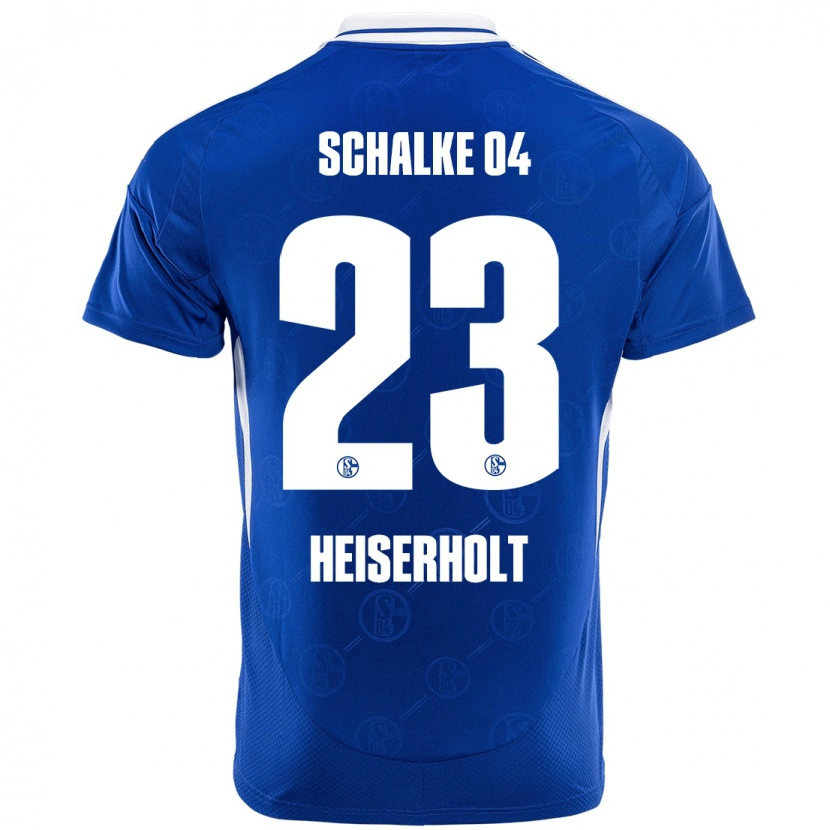 Danxen Enfant Maillot Finn Heiserholt #23 Bleu Royal Tenues Domicile 2024/25 T-Shirt