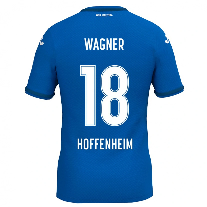 Danxen Enfant Maillot Ricardo Wagner #18 Bleu Royal Tenues Domicile 2024/25 T-Shirt