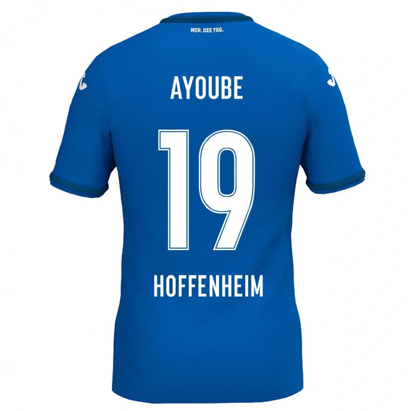 Danxen Enfant Maillot Ayoube Amaimouni-Echghouyab #19 Bleu Royal Tenues Domicile 2024/25 T-Shirt