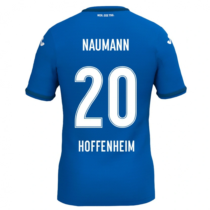 Danxen Enfant Maillot Maxim Naumann #20 Bleu Royal Tenues Domicile 2024/25 T-Shirt