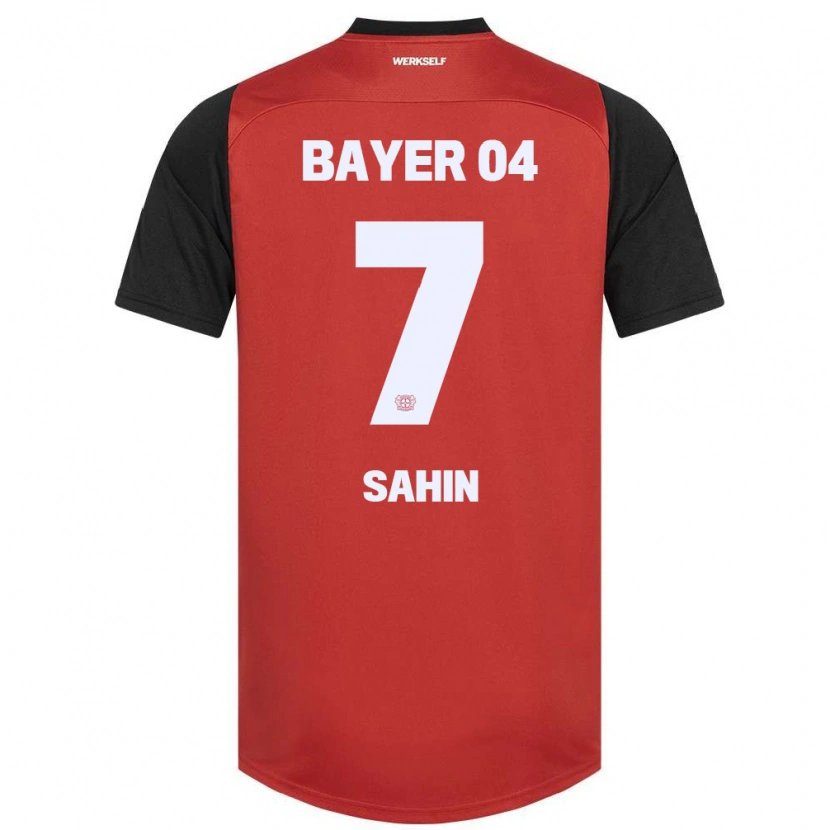 Danxen Enfant Maillot Batuhan Sahin #7 Rouge Noir Tenues Domicile 2024/25 T-Shirt