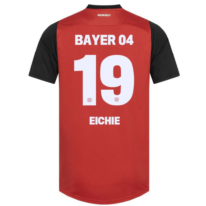 Danxen Enfant Maillot Isaiah Eichie #19 Rouge Noir Tenues Domicile 2024/25 T-Shirt