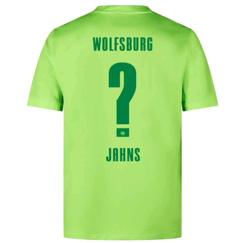 Danxen Enfant Maillot Stefan Jahns #0 Vert Fluo Tenues Domicile 2024/25 T-Shirt