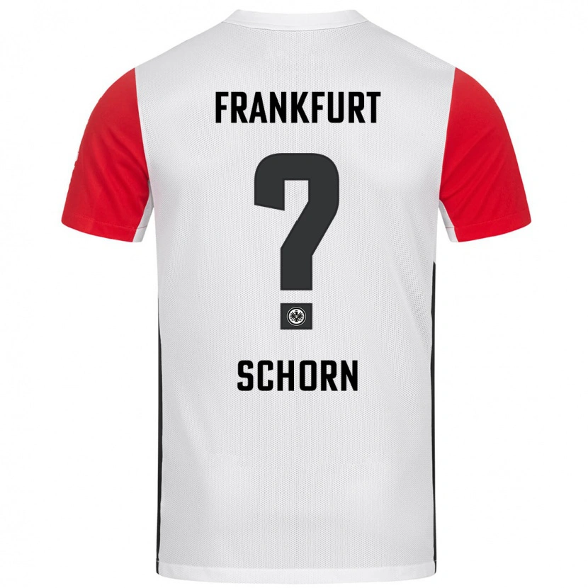 Danxen Enfant Maillot Moritz Schorn #0 Blanc Rouge Tenues Domicile 2024/25 T-Shirt