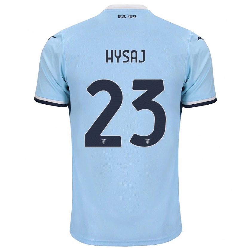 Danxen Enfant Maillot Elseid Hysaj #23 Bleu Tenues Domicile 2024/25 T-Shirt