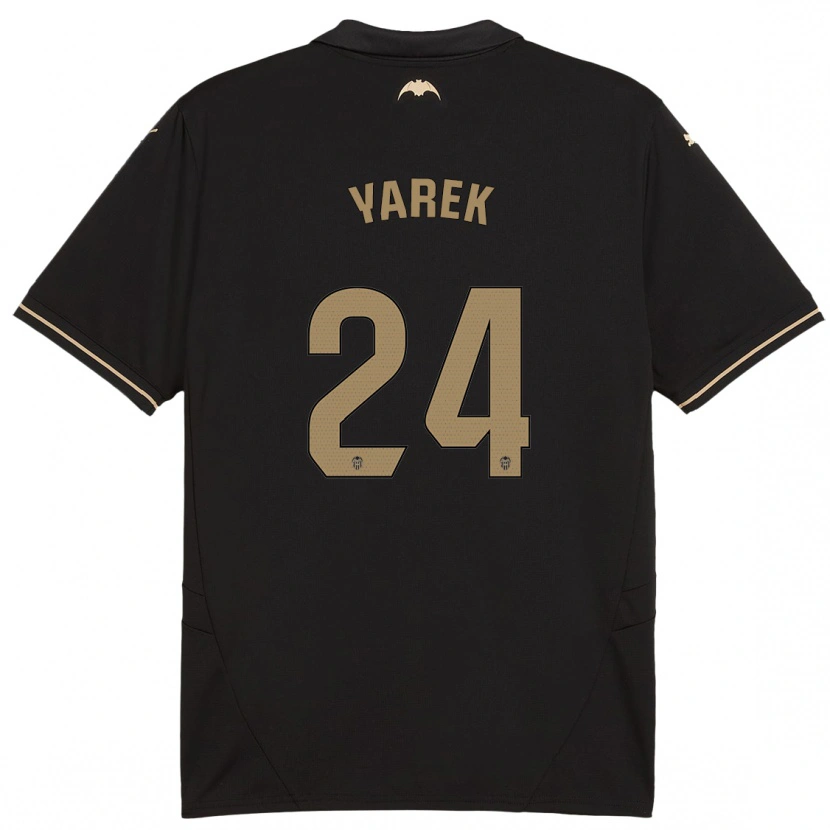 Danxen Enfant Maillot Yarek Gasiorowski #24 Noir Tenues Extérieur 2024/25 T-Shirt