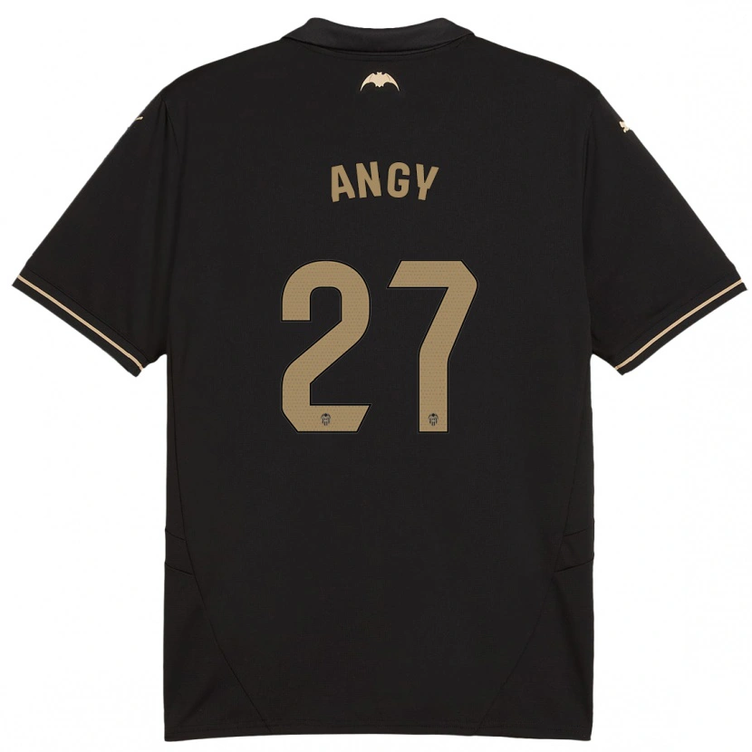 Danxen Enfant Maillot Angy #27 Noir Tenues Extérieur 2024/25 T-Shirt