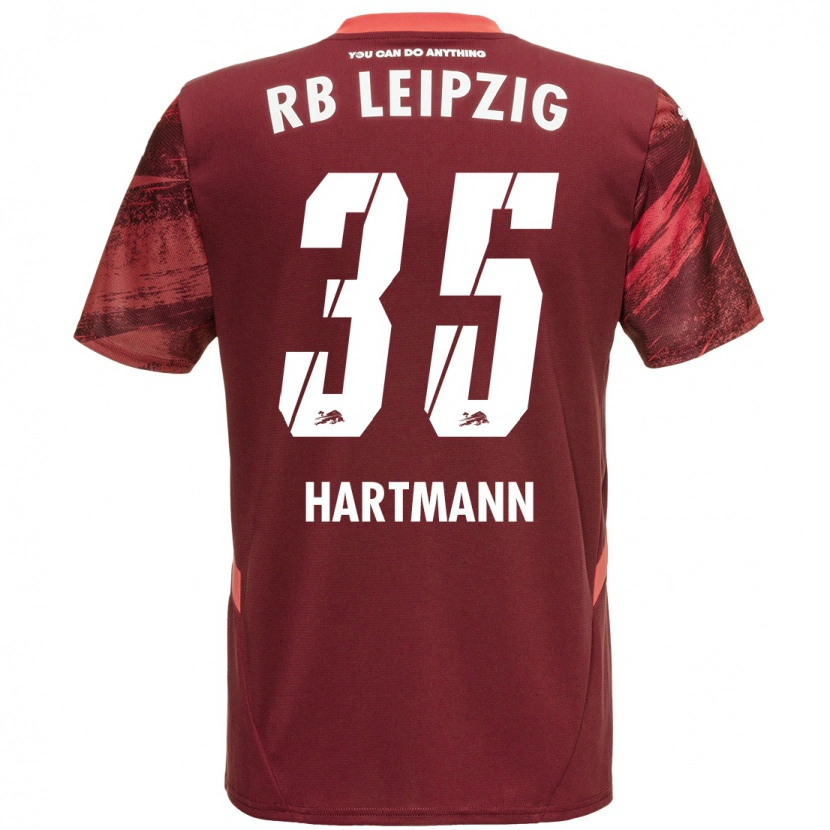 Danxen Enfant Maillot Fabrice Hartmann #35 Bordeaux Tenues Extérieur 2024/25 T-Shirt