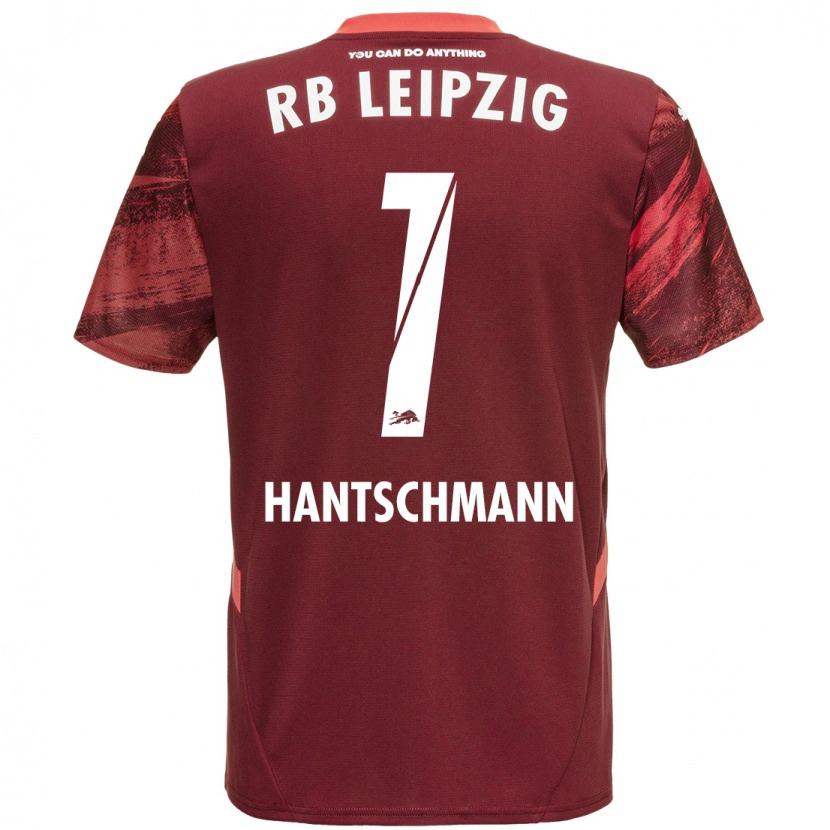 Danxen Enfant Maillot Franz Hantschmann #1 Bordeaux Tenues Extérieur 2024/25 T-Shirt