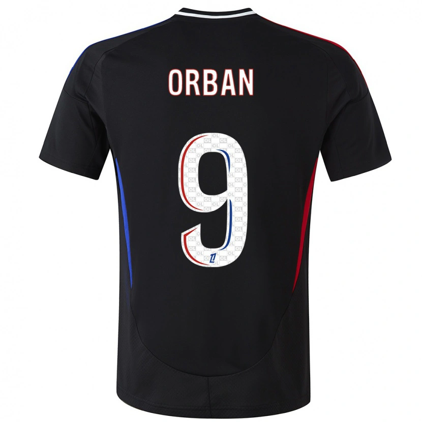 Danxen Enfant Maillot Gift Orban #9 Noir Tenues Extérieur 2024/25 T-Shirt