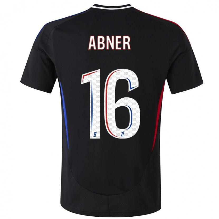 Danxen Enfant Maillot Abner #16 Noir Tenues Extérieur 2024/25 T-Shirt