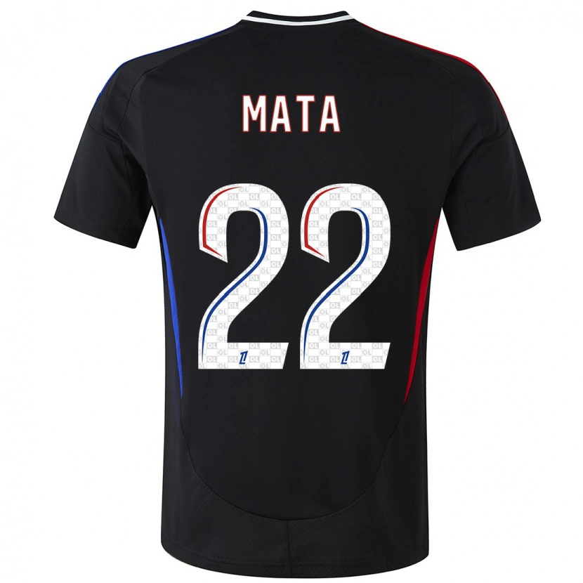 Danxen Enfant Maillot Clinton Mata #22 Noir Tenues Extérieur 2024/25 T-Shirt