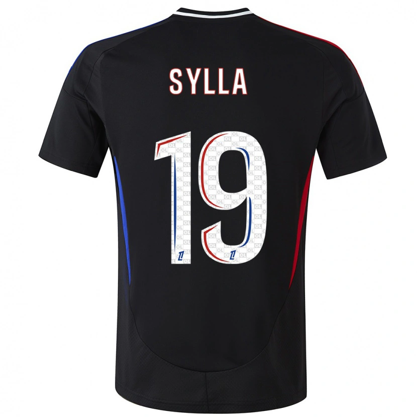 Danxen Enfant Maillot Kysha Sylla #19 Noir Tenues Extérieur 2024/25 T-Shirt