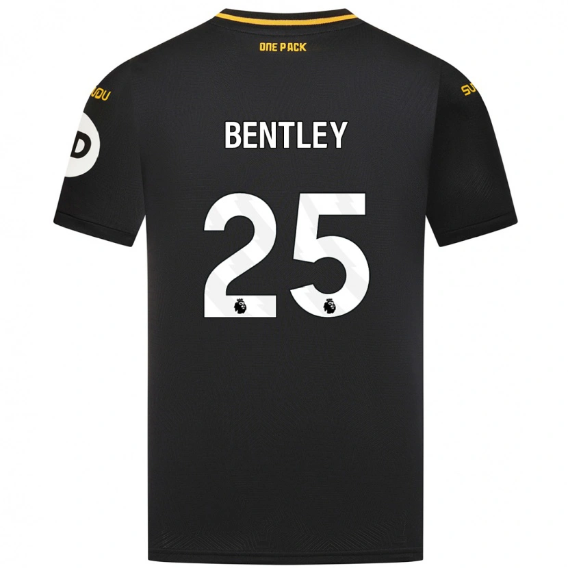 Danxen Enfant Maillot Daniel Bentley #25 Noir Tenues Extérieur 2024/25 T-Shirt