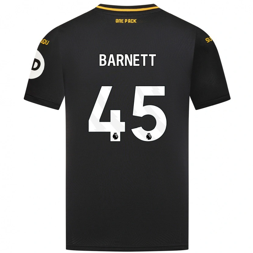 Danxen Enfant Maillot Ty Barnett #45 Noir Tenues Extérieur 2024/25 T-Shirt