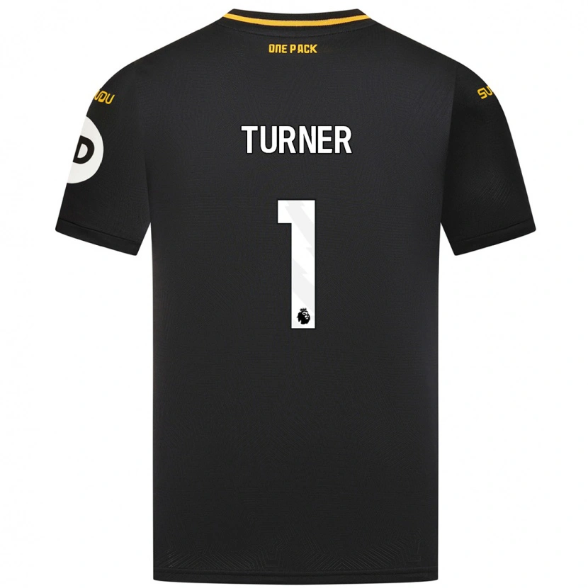 Danxen Enfant Maillot Shannon Turner #1 Noir Tenues Extérieur 2024/25 T-Shirt