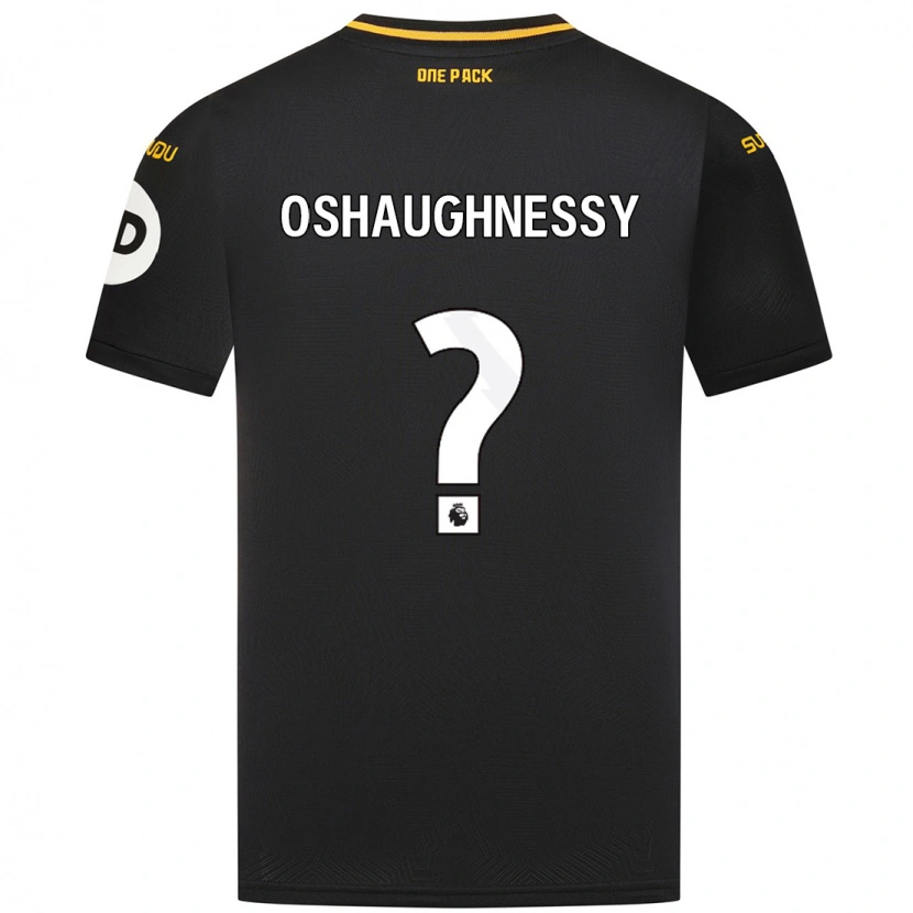 Danxen Enfant Maillot Joe Oshaughnessy #0 Noir Tenues Extérieur 2024/25 T-Shirt