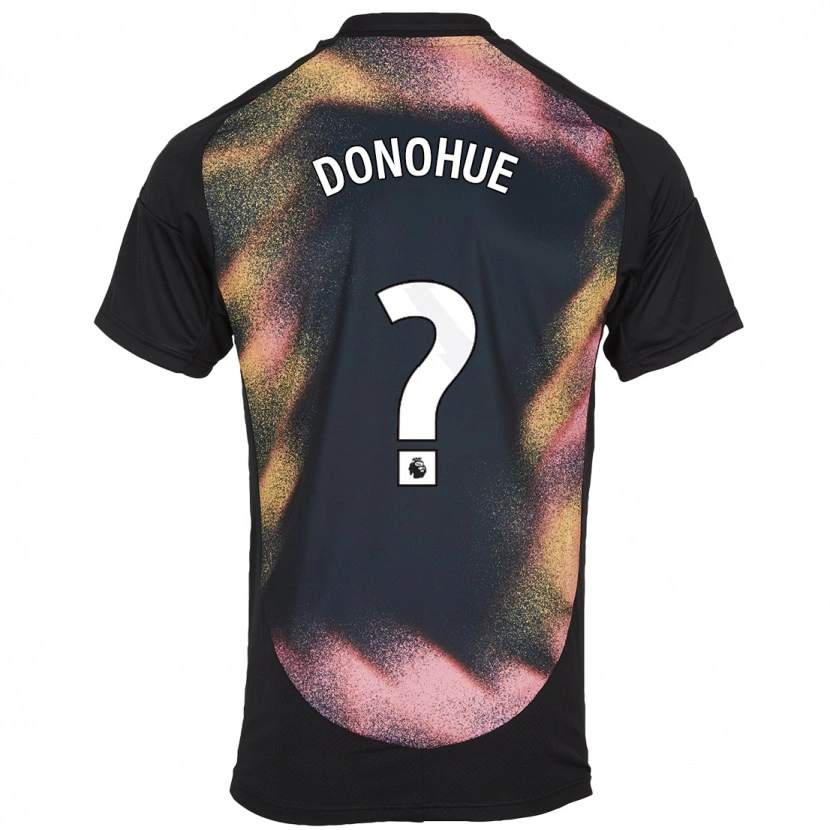 Danxen Enfant Maillot Jake Donohue #0 Noir Blanc Tenues Extérieur 2024/25 T-Shirt