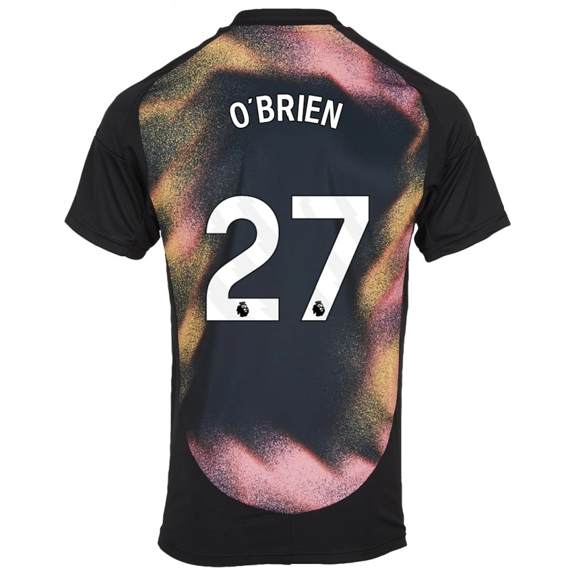 Danxen Enfant Maillot Shannon O'brien #27 Noir Blanc Tenues Extérieur 2024/25 T-Shirt