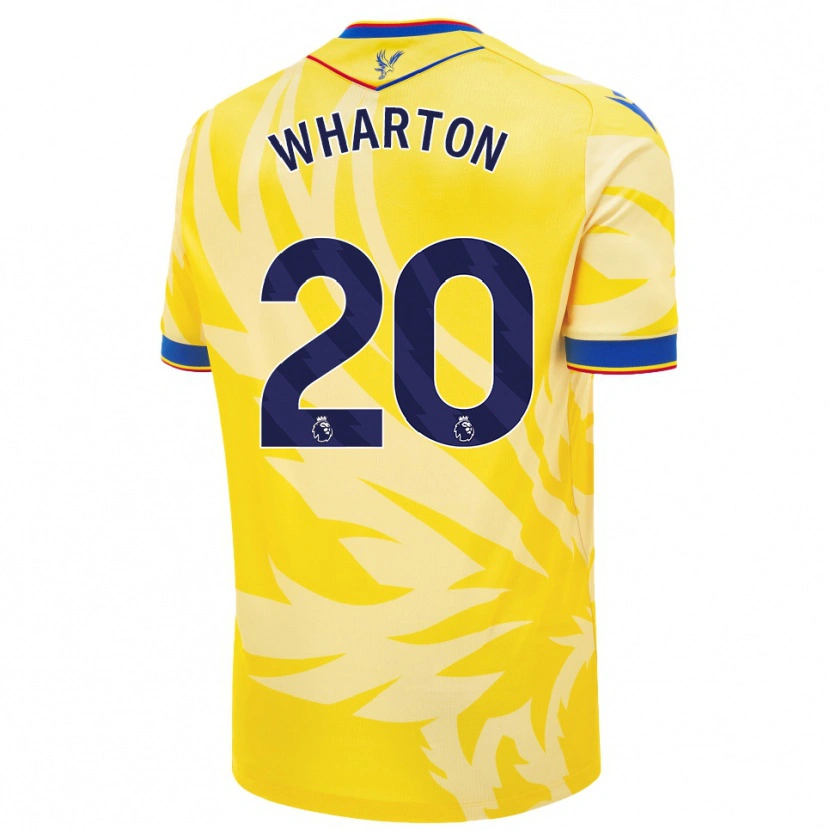 Danxen Enfant Maillot Adam Wharton #20 Jaune Tenues Extérieur 2024/25 T-Shirt