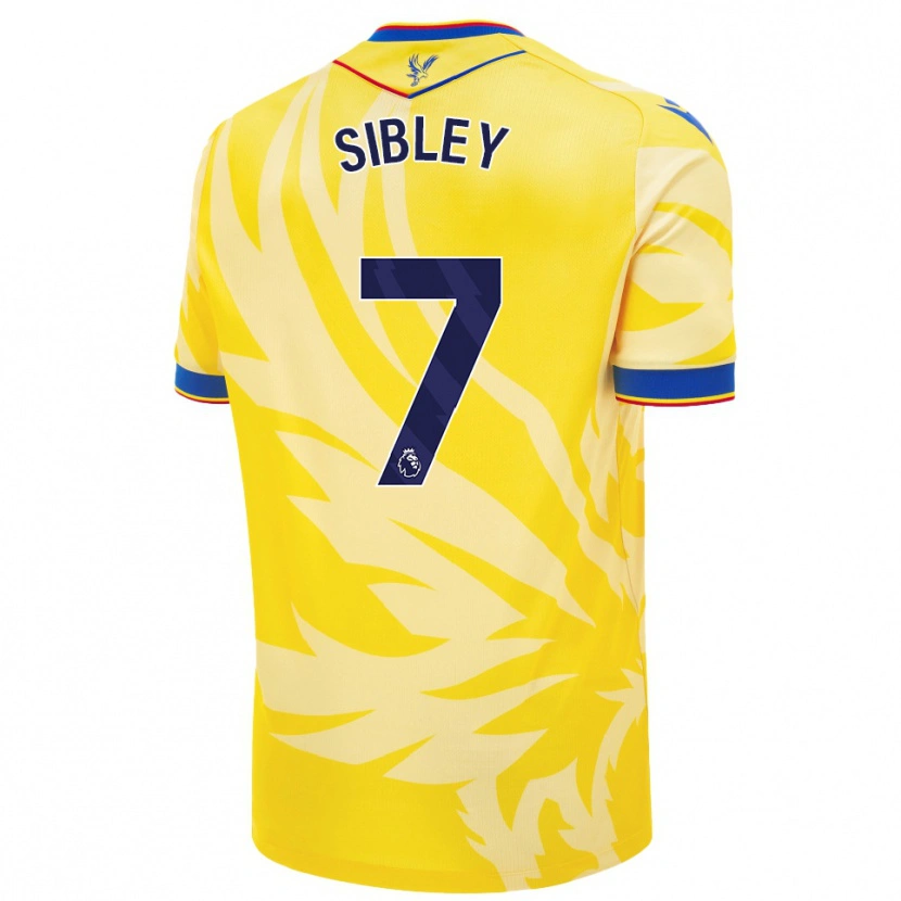 Danxen Enfant Maillot Isabella Sibley #7 Jaune Tenues Extérieur 2024/25 T-Shirt