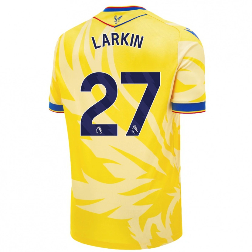 Danxen Enfant Maillot Abbie Larkin #27 Jaune Tenues Extérieur 2024/25 T-Shirt